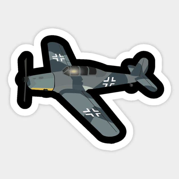 Arado Ar 96 German WW2 Airplane Sticker by NorseTech